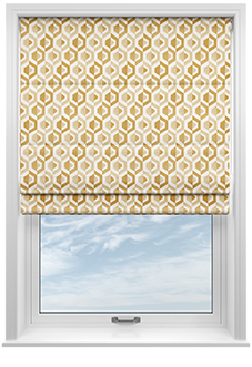 Gusta, Ochre - Roman Blind